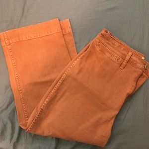 Madewell Slim Emmett Wide-Leg Crop Pants 31